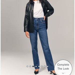 Abercrombie curve love ultra high rise 90s jean